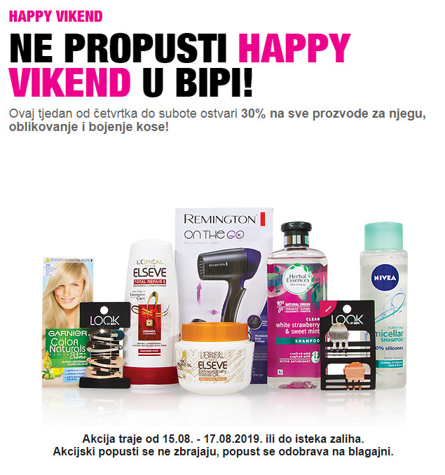 Bipa vikend akcija Bipa vikend akcija