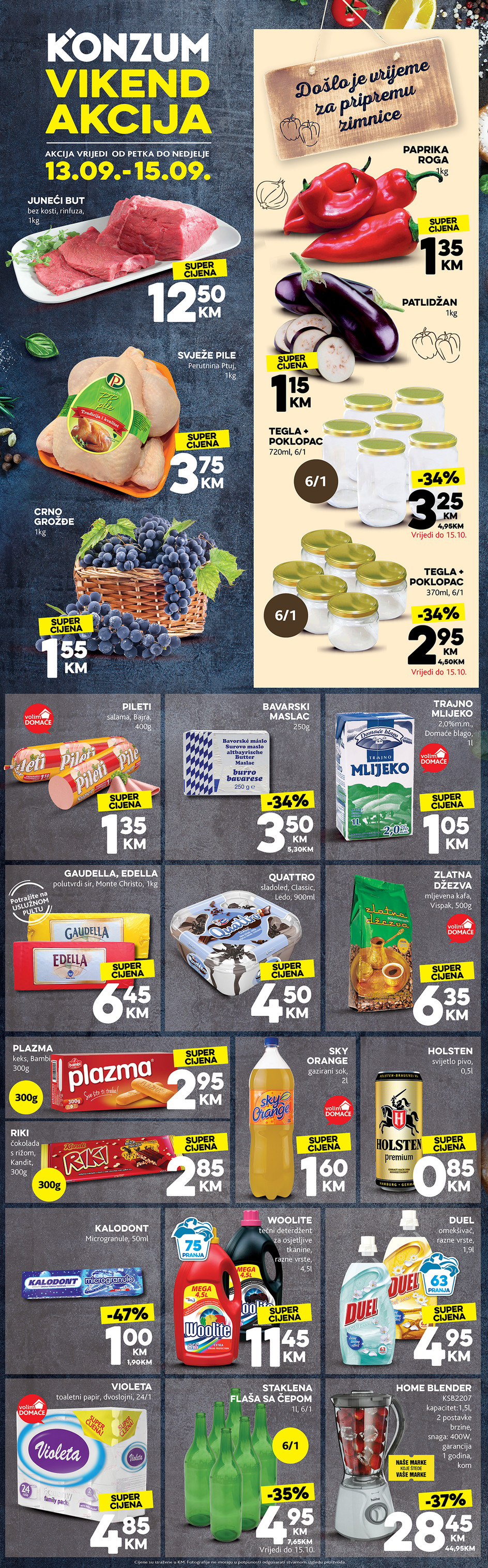 Konzum vikend akcija Konzum vikend akcija